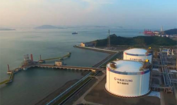 2019年一季度浙江LNG接卸量外输量均突破150万吨
